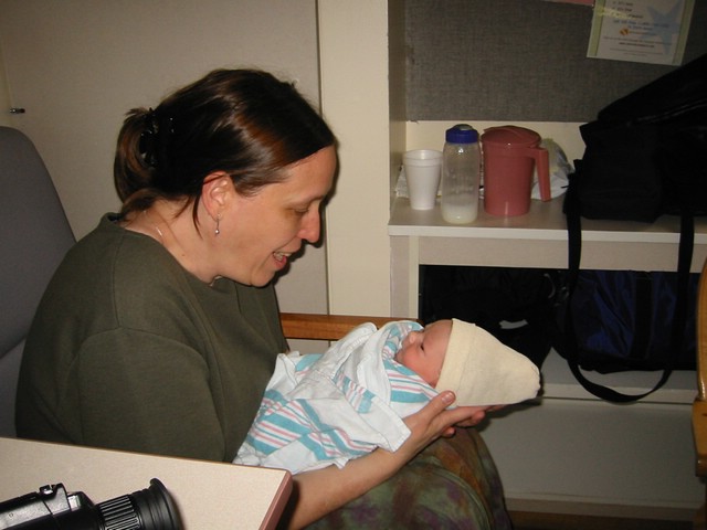 Grandma Susan finally gets to hold Trevor